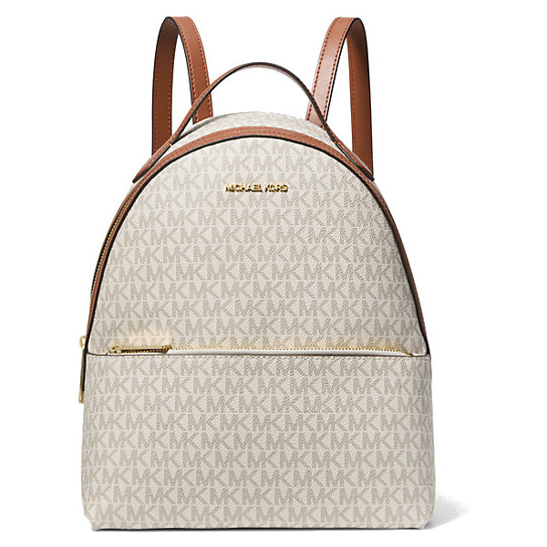 Michael Kors Sheila Medium Logo Backpack Vanilla 63717770