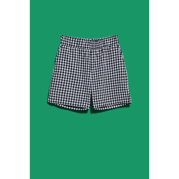 Moodo WOMENS SHORTS L-SH-4014 BÍLO_ČERNÁ 50670059