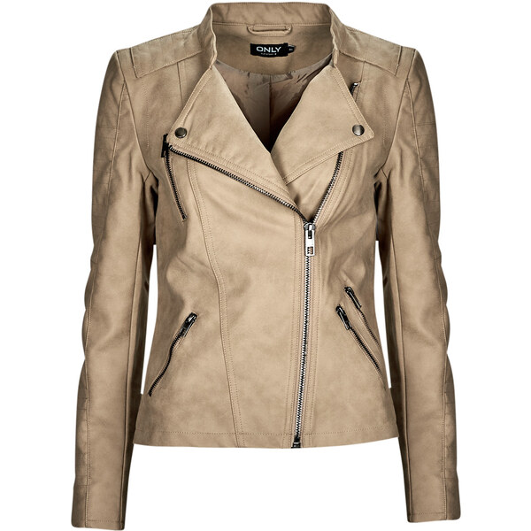 Only Kožené bundy ONLAVA FAUX LEATHER BIKER OTW Only 44836055
