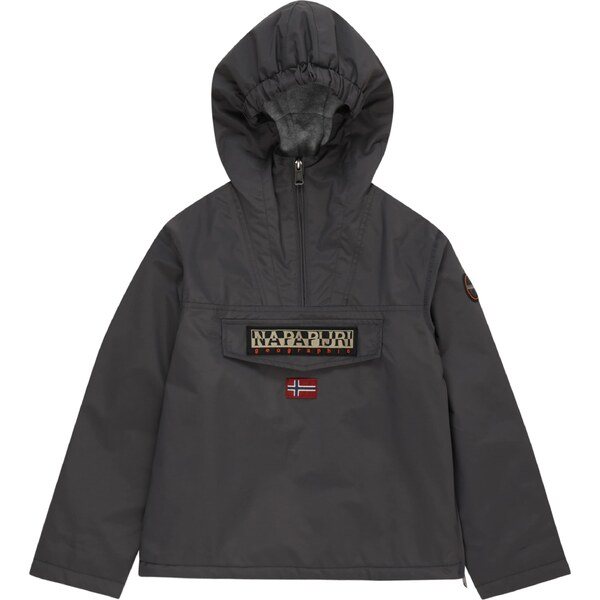 NAPAPIJRI Funkčná bunda RAINFOREST piesková / tmavosivá / čerešňová / 44765070