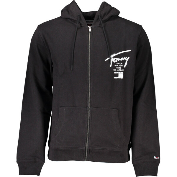 Pánska čierna mikina Tommy Hilfiger na zips 64706594