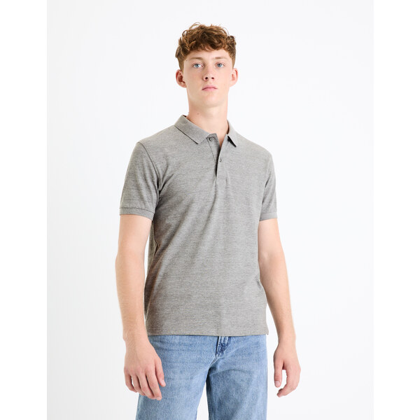 Šedá pánska polokošeľa Celio 50500671