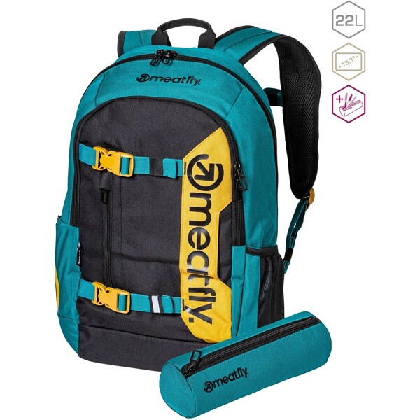 Meatfly Batoh Basejumper - Dark Jade/Black - 22 L 45009147