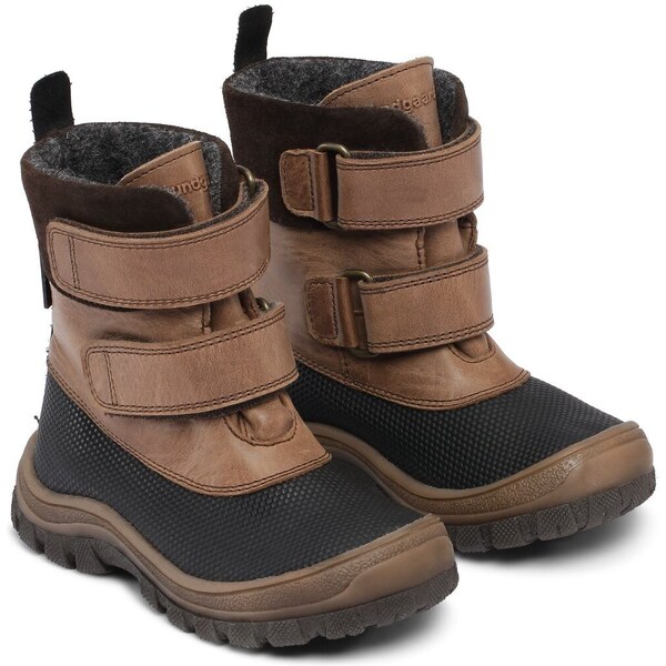 Bundgaard detské zimné kožené topánky zateplené jahňacou vlnou - Alex 46771835