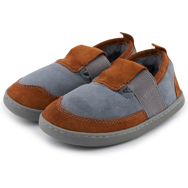 Vlnka Detské kožené papuče s ovčou vlnou Lele modrá veľkost deti 27 44814437