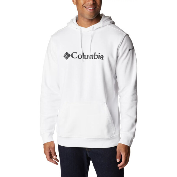 Biela mikina s kapucňou Columbia CSC Basic Logo II Hoodie 1681664106 41661169