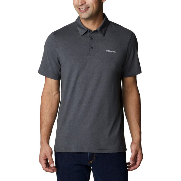 Tmavosivá polokošeľa Columbia Tech Trail Polo Shirt 1768701013 41661170