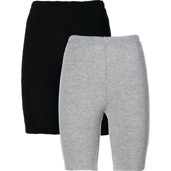 bonprix Elastické šortky, 2 ks, farba šedá 44731634