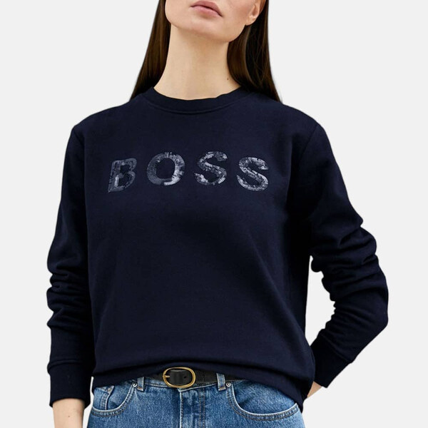 Dámská modrá mikina Hugo Boss 55490 44811979
