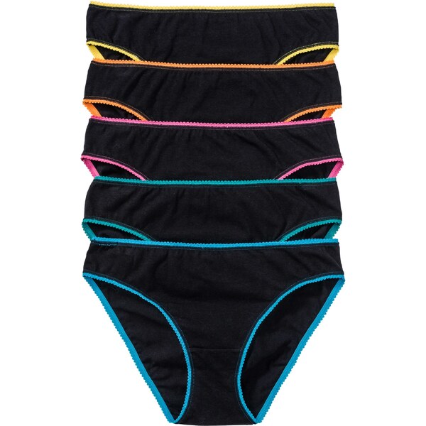 bonprix Nohavičky (5 ks), farba čierna 44741271