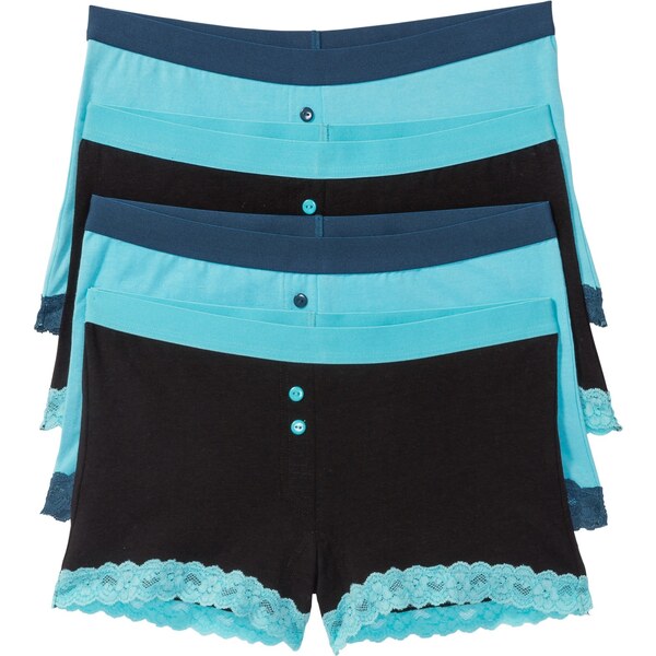bonprix Dámske boxerky (4 ks), farba modrá 44741990