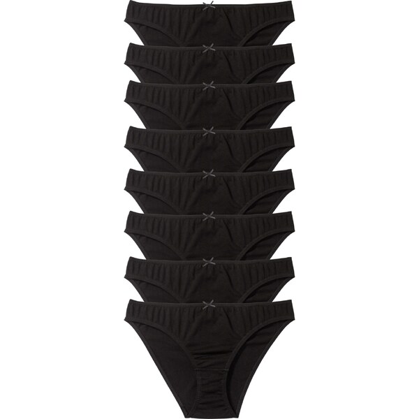 bonprix Nohavičky (8 ks), farba čierna 44741996