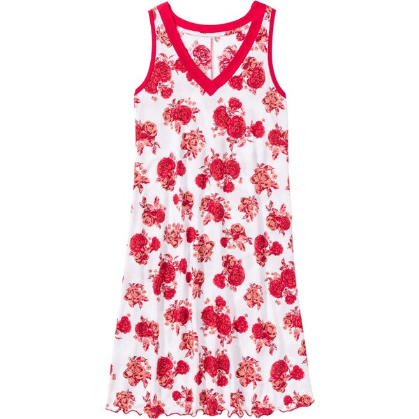 bonprix Nočná košeľa z jemného viskózového mixu, farba biela 44742430