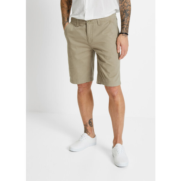 bonprix Bermudy chino Regular Fit, z čistej bavlny, farba zelená 45011313