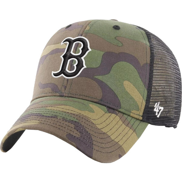 BASIC Maskáčová šiltovka 47 Brand MLB Boston Red Sox Cap B-CBRAN02GWP 41024387