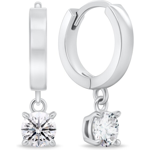 Brilio Silver Strieborné náušnice kruhy s príveskami EA493W 66579304