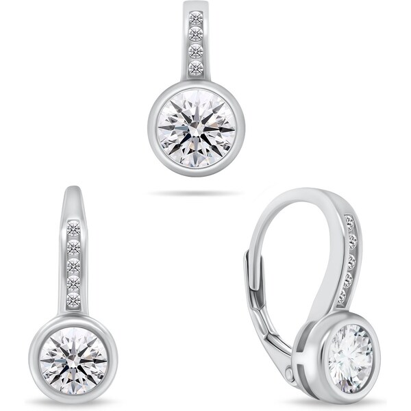 Brilio Silver Elegantný strieborný set šperkov so zirkónmi SET201W 66588228