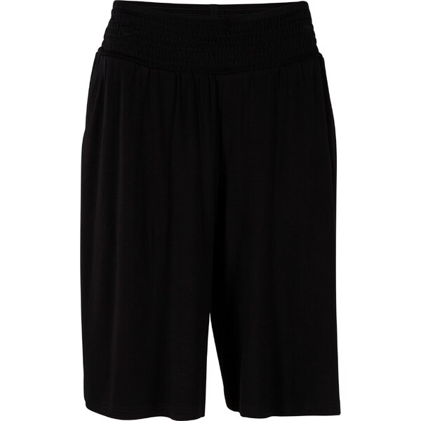 bonprix Džersejové bermudy z viskózového mixu, farba čierna 44846708