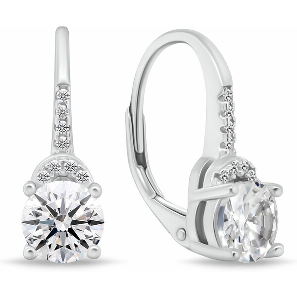 Brilio Silver Očarujúce strieborné náušnice so zirkónmi EA117W 66579749