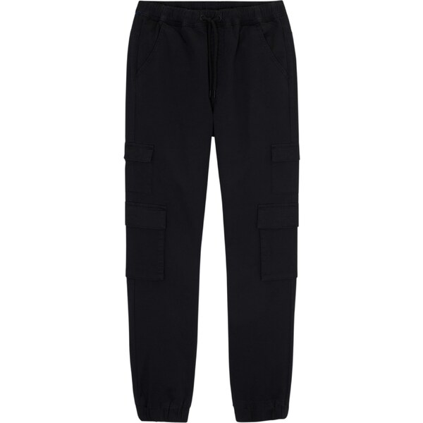 bonprix Strečové kapsáčové nohavice, Regular Fit, farba čierna 44827852