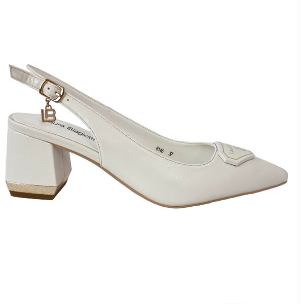 Lodičky Laura Biagiotti Calf LT White 56369408