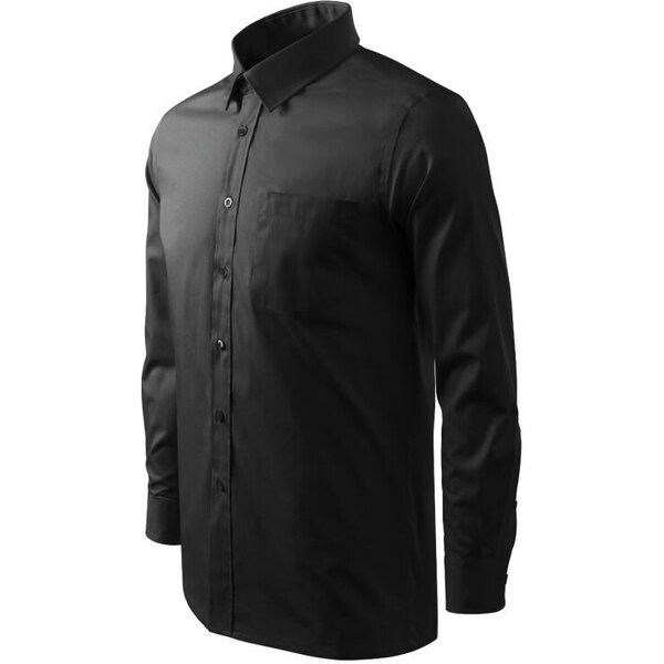 Čierna košeľa Malfini Style LS M MLI-20901 49763126