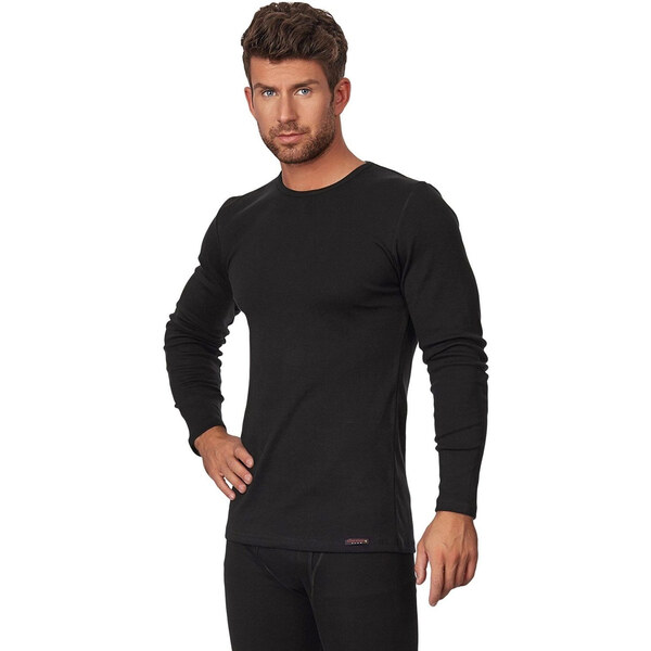 Pánske tričko 214 Authentic black - CORNETTE 49762344