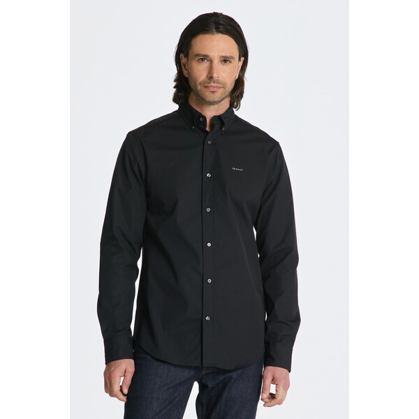 KOŠEĽA GANT REG PINPOINT OXFORD SHIRT BLACK 49041238