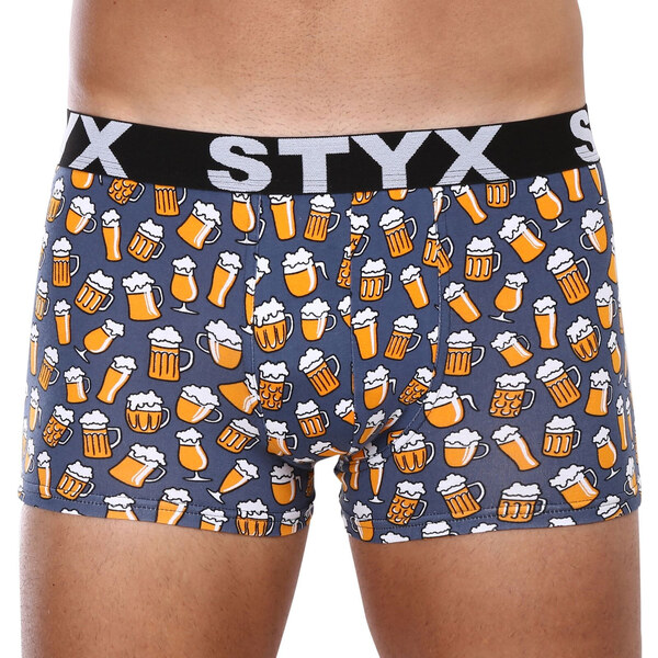 6PACK pánske boxerky Styx art športová guma viacfarebné (6G12697124) 45492746
