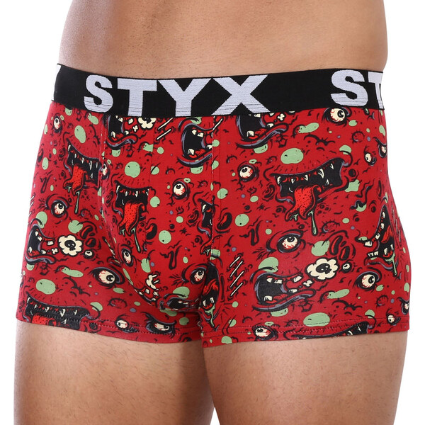 Pánske boxerky Styx art športová guma nadrozmer zombie (R1451) 4 44982389
