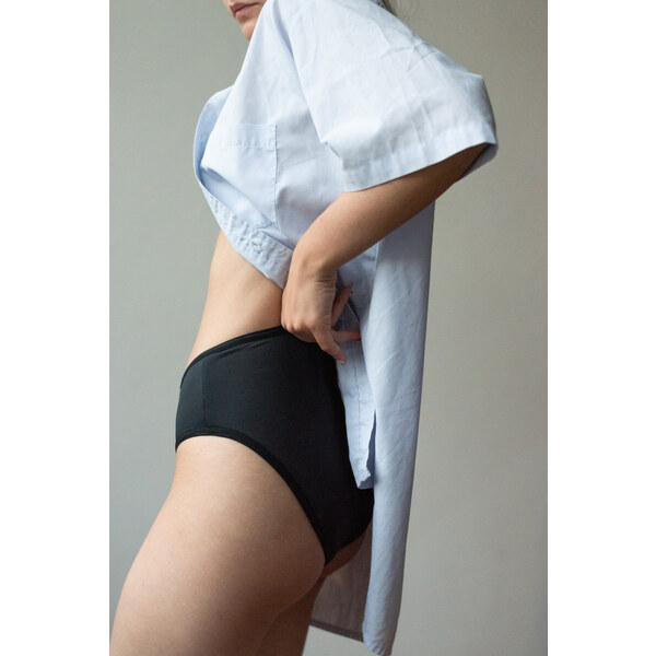 Menštruačné nohavičky Meracus Hi Cut Black Standard (MEMS032) 47324431