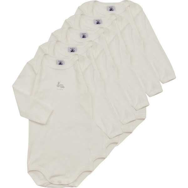 Petit Bateau Pyžamá BODY US ML PACK X5 Petit Bateau 45083645