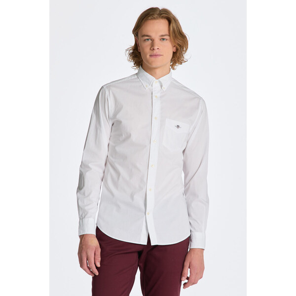 KOŠEĽA GANT REG POPLIN SHIRT WHITE 49041230