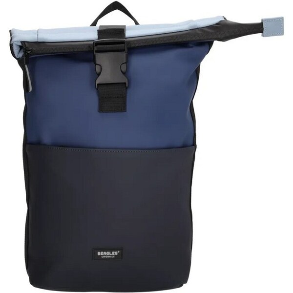 Beagles Originals Tmavomodrý objemný roll top batoh „Hashtag“ 45032805