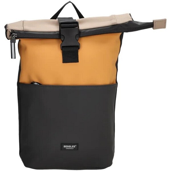 Beagles Originals Žltý objemný roll top batoh „Hashtag“ 45032808