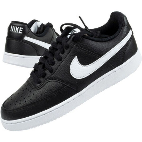 Dámske topánky Court Vision CD5434-001 Čierna s bielou - Nike 49762906