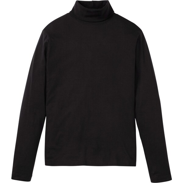 bonprix Tričko s dlhým rukávom, s rolákom, z čistej bavlny, farba 45051985