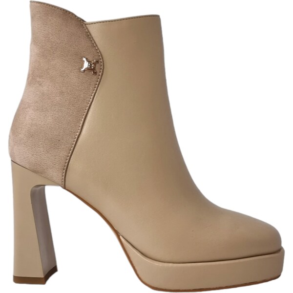 Členkové čižmy Laura Biagiotti Kid Walnut 57204190