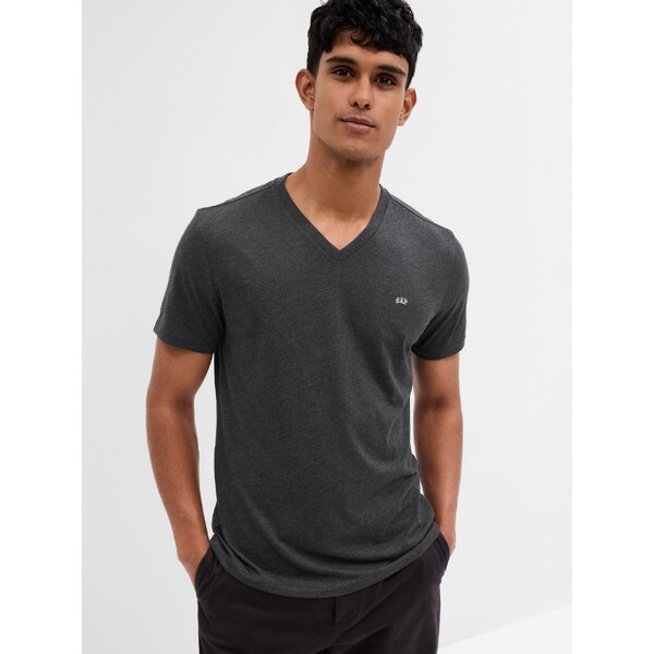GAP Pánske Tričko s výstrihom do V 753771-01 66454331