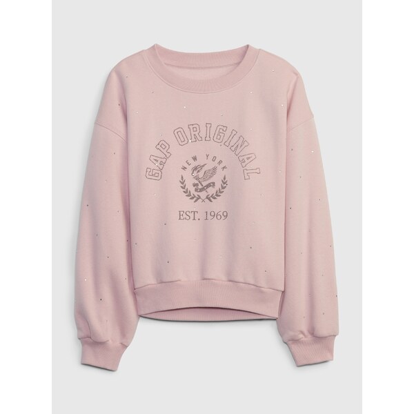 GAP Dievčenská crop mikina s logom Gap 739989-00 66267821