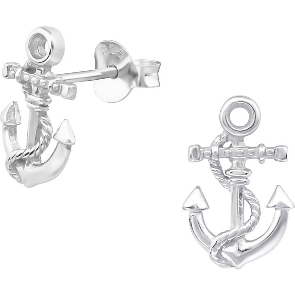 Olivie Strieborné náušnice KOTVA 7657 45111271