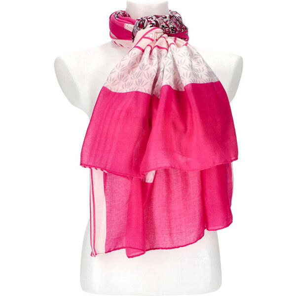Cashmere Dámska letná šatka 180x86 cm ružová 45099688