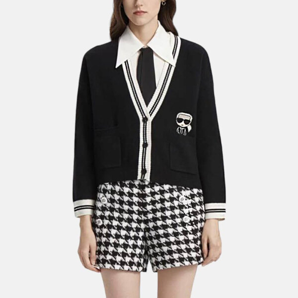 Dámský svetr na knonflíky Karl Lagerfeld 55497 45101436