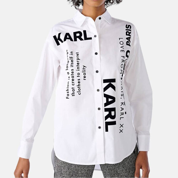 Dámská oversize košile Karl Lagerfeld 55501 45135904