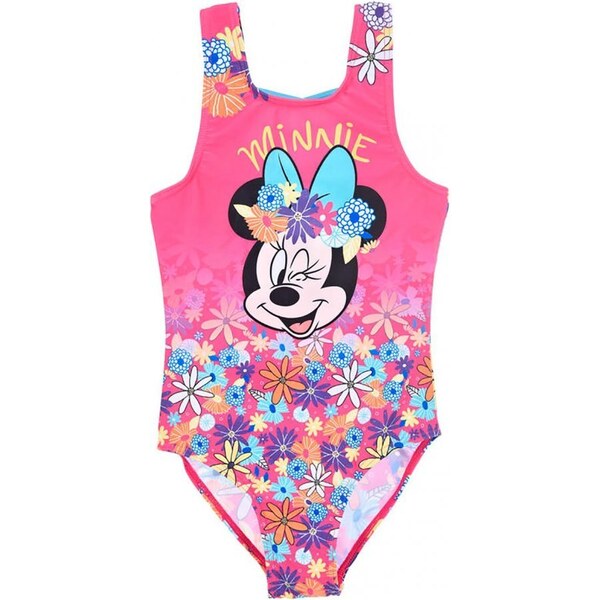 SunCity Dievčenské jednodielne kvetované plavky Minnie Mouse 45138387