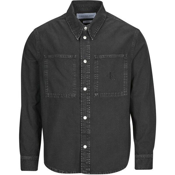 Calvin Klein Jeans Bundy CANVAS RELAXED LINEAR SHIRT Calvin Klein 62497140