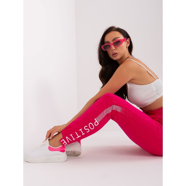 RELEVANCE Sweatpants-RV-DR-8547.08-fuchsia 64663174