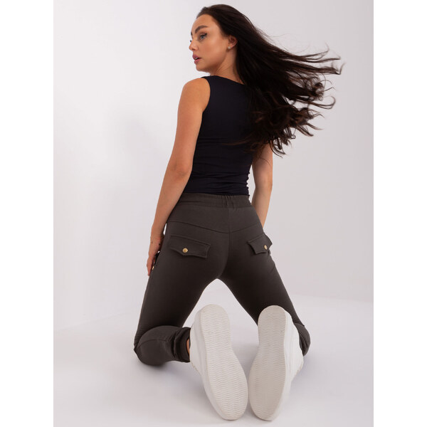 RELEVANCE Sweatpants-RV-DR-8544.14P-dark khaki 64686359