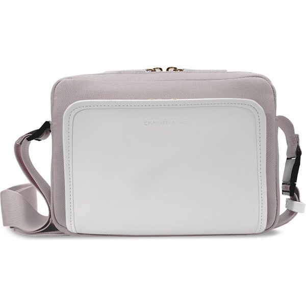Kapten & Son Taška cez rameno Lulea sivobéžová / svetlosivá 49816292