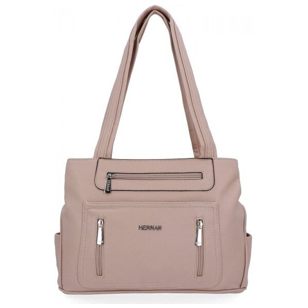 Dámská kabelka shopper bag Hernan tmavo béžová 3892 65176831